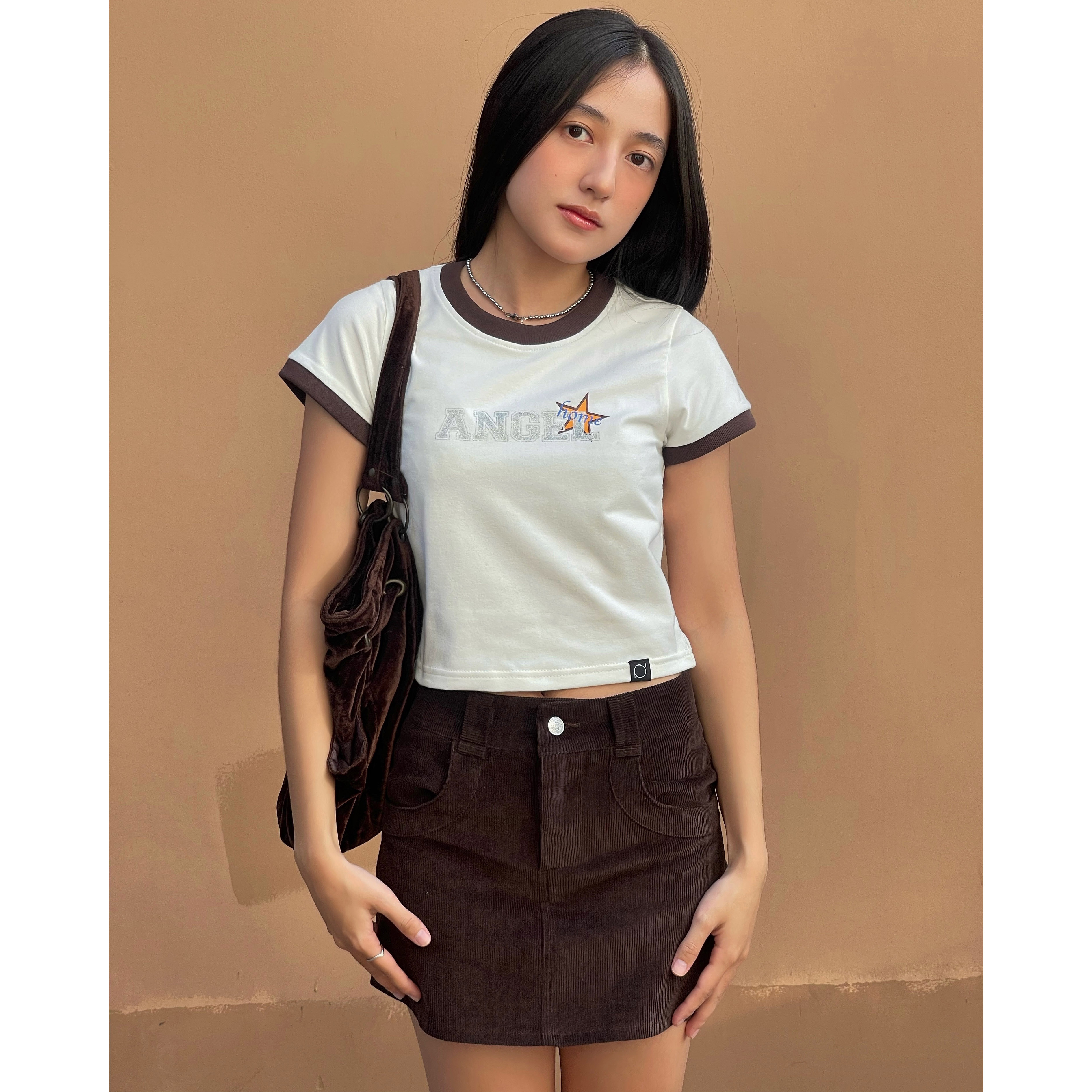 Áo Croptop PRADIES Bling Angel Phome Croptee