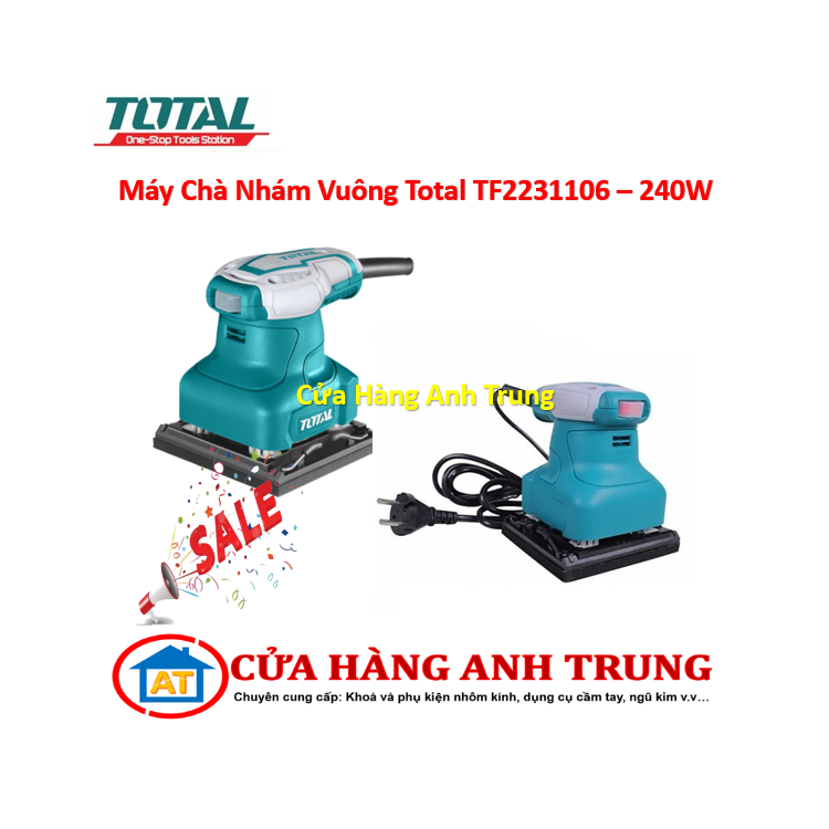 Máy Chà Nhám Vuông Total TF2231106 - 240W