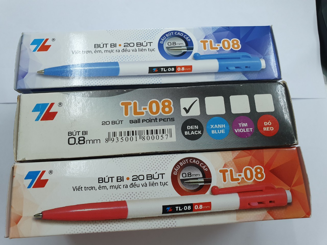 Bịch 5 Bút bi Thiên Long TL08