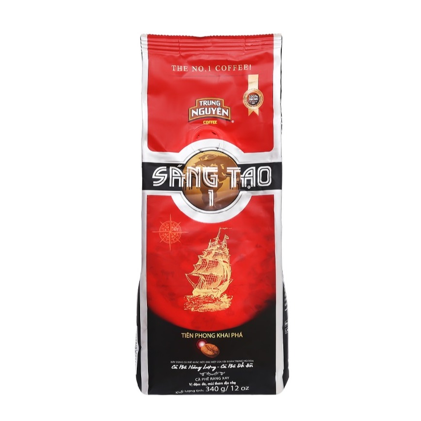 Cà phê sáng tạo 1 Trung Nguyên 340gam - Cà phê rang xay Bột Trung Nguyên