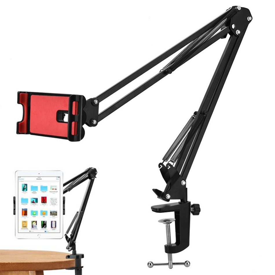 Giá đỡ Ipad/ Điện Thoại Kẹp Đầu Giường, Kẹp Cạnh Bàn - Phụ kiện hỗ trợ dùng để xem phim, học bài