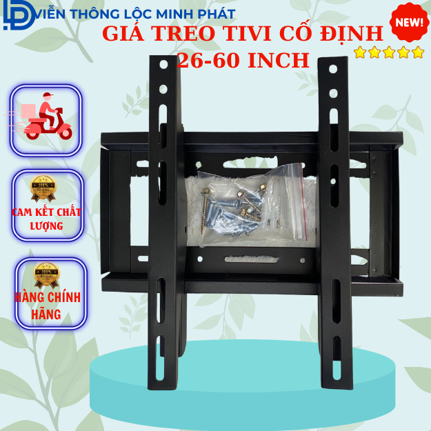 Khung treo tivi led - lcd cao cấp cố định, dùng cho tivi từ 26-32, 37-42, 40-62in