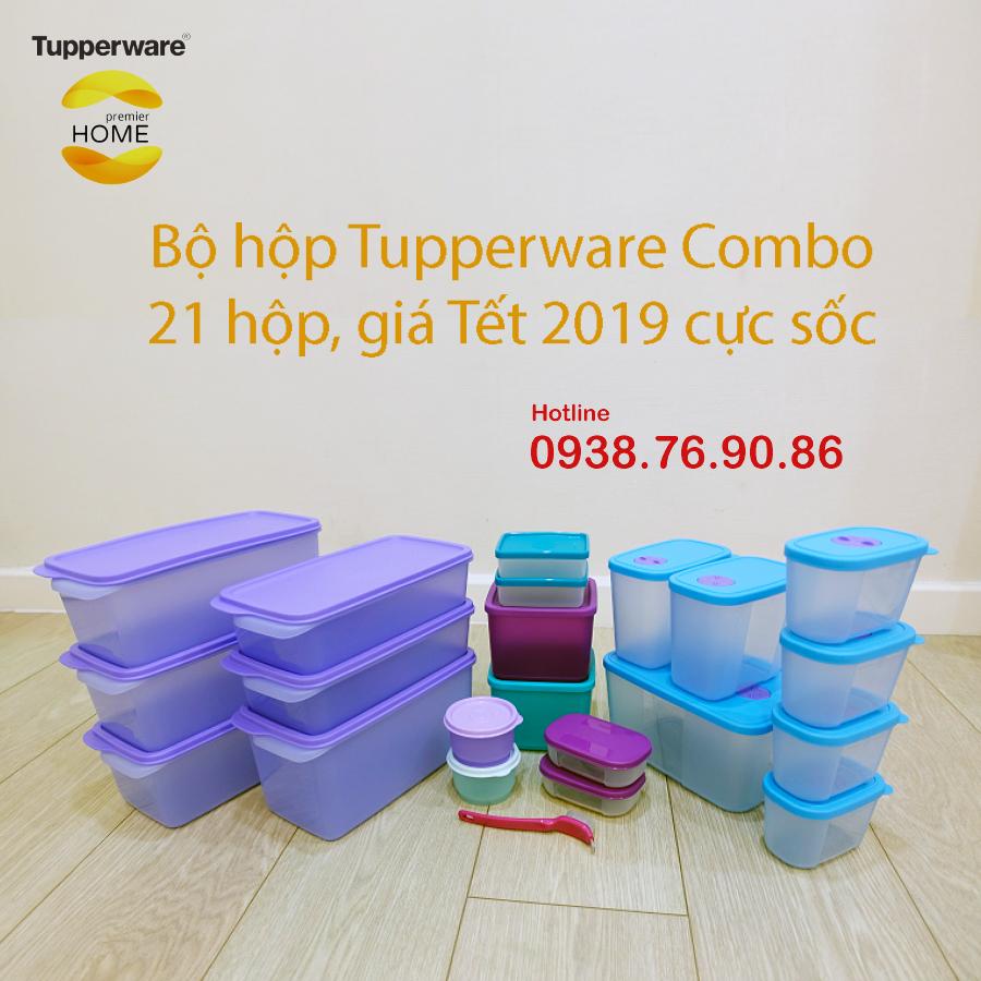 Bộ hộp Tupperware Combo 21 giá hấp dẫn