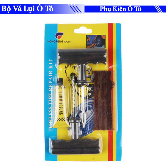 Bộ vá xe ô tô không xăm tiện lợi