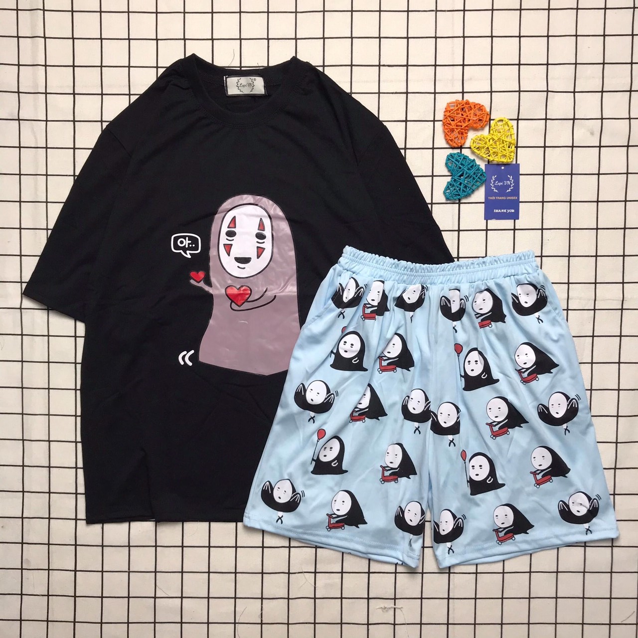 [HCM]Đồ bộ nữ hoạt hình BST NHÂN VÂT HOẠT HÌNH 2  đồ ngủ kiểu set đi chơi - mặc nhà form rộng Unisex Freesize nam nữ mặc được