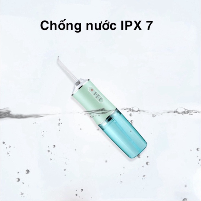 Tăm Nước Vệ Sinh Răng Miệng Máy Xịt Răng 3 Chế Độ Phun Rửa Sạch Răng -  ( Bảo Hành 12 tháng Lỗi 1 đổi 1 )
