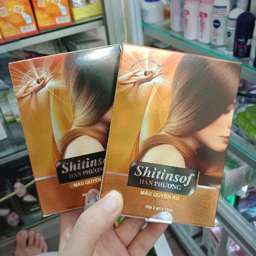 Nhuộm tóc Shitinsof Hán Phương màu hạt dẻ