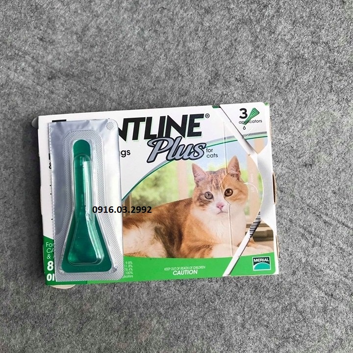 Nhỏ gáy  ve rận cho mèo FrontLine