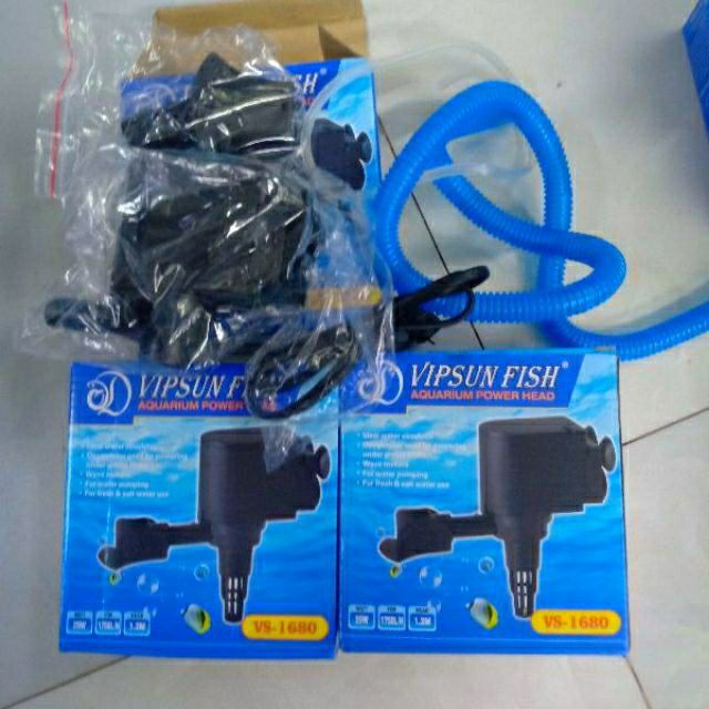 Máy lọc nước Vispunfish 1680 dành cho hồ cá, bể cá, thủy sinh