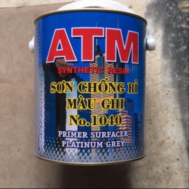 Sơn Chống Rỉ Màu Ghi Atm 3 Lít ( Thailand )