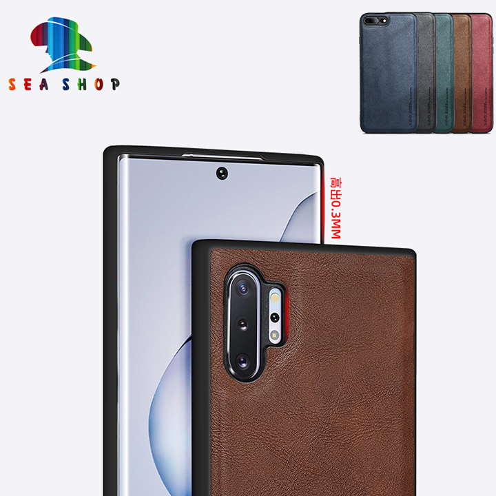 Ốp lưng Samsung Note 10, Note 10 Pro, Note 10 Plus, Note 10 5G sang trọng - Chính hãng Xlevel - Chất liệu da thật, đẳng cấp