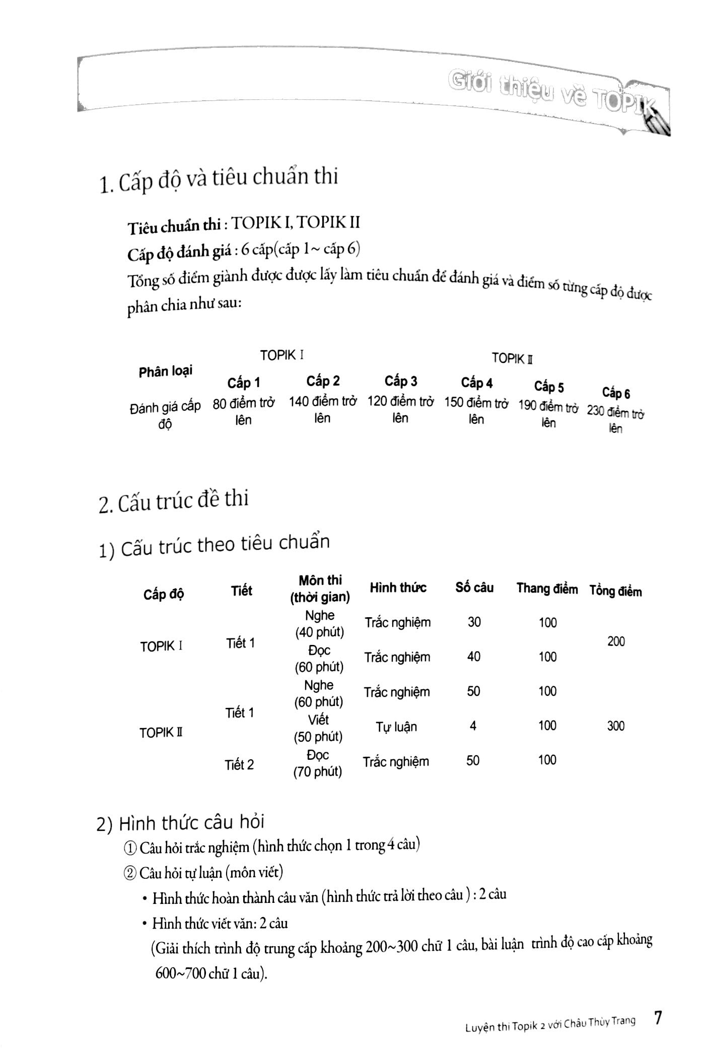 Fahasa - Cẩm Nang Luyện Thi Topik II (Kỹ Năng Đọc)