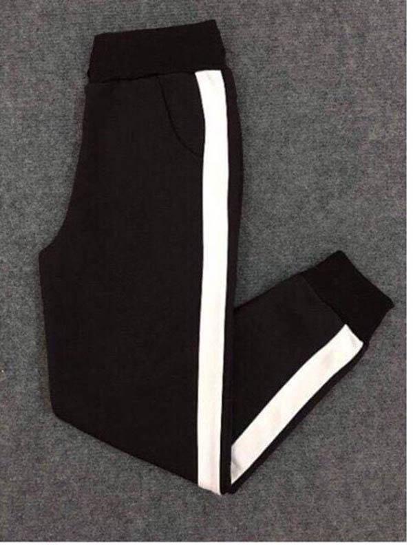 [HCM]♻️Quần jogger nỉ line trắng bo cực cá tính ♻️