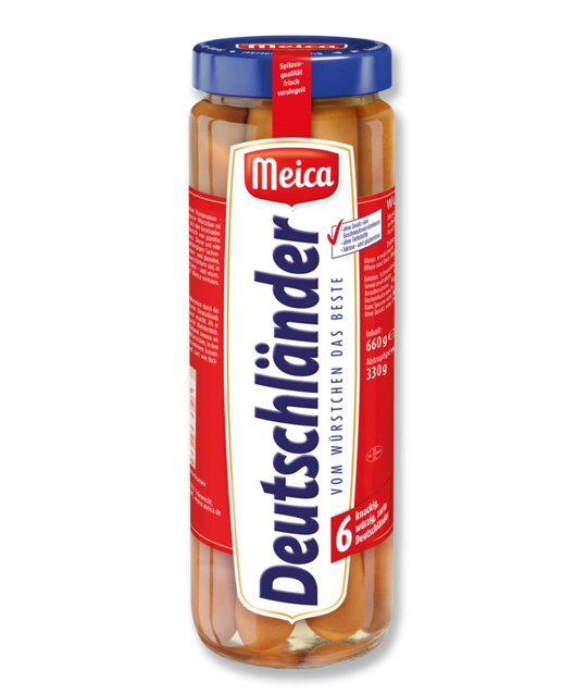 Xúc xích Đức hiệu Meica Deutschländer 660g