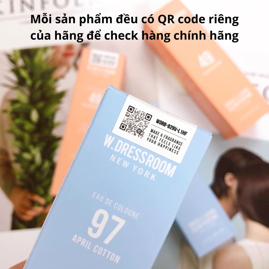 NƯỚC HOA XỊT THƠM QUẦN ÁO W.DRESSROOM