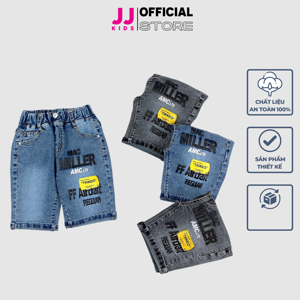 Quần jean bé trai,quần jean lững bé trai năng động thoải mái full size | FREESHIP MAX - JJ Kids Fashion