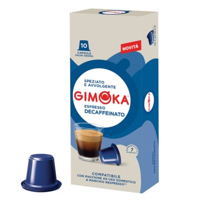 Cà phê viên nén Gimoka Soave Decaffeinato (máy Nespresso)
