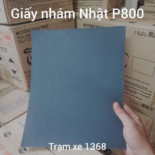 GIẤY NHÁM NƯỚC KOVAX P800 NHẬT BẢN kích thước 230 x 280mm độ hạt nhám 800 dùng để xả nhám bề mặt cần sơn