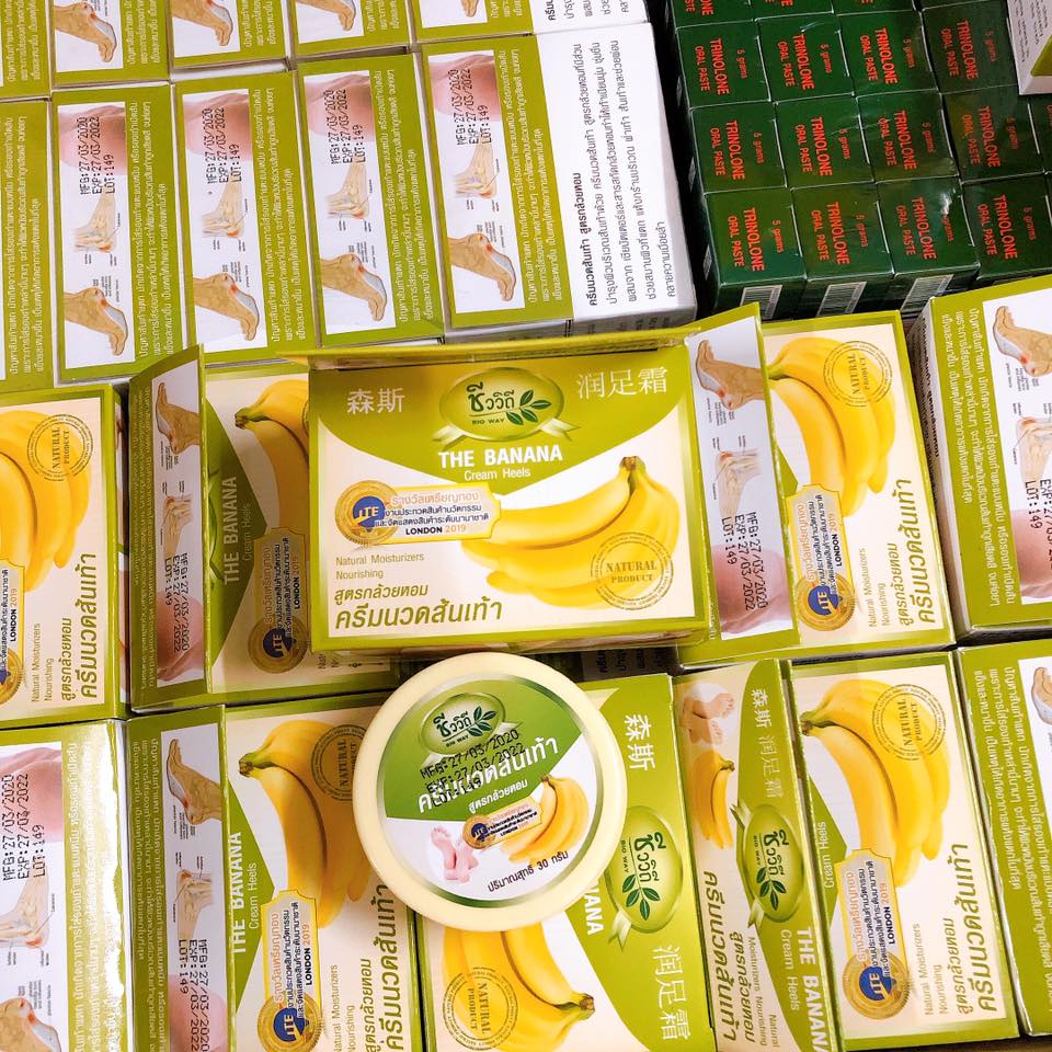 [HCM]Kem chuối nứt gót chân của Thái