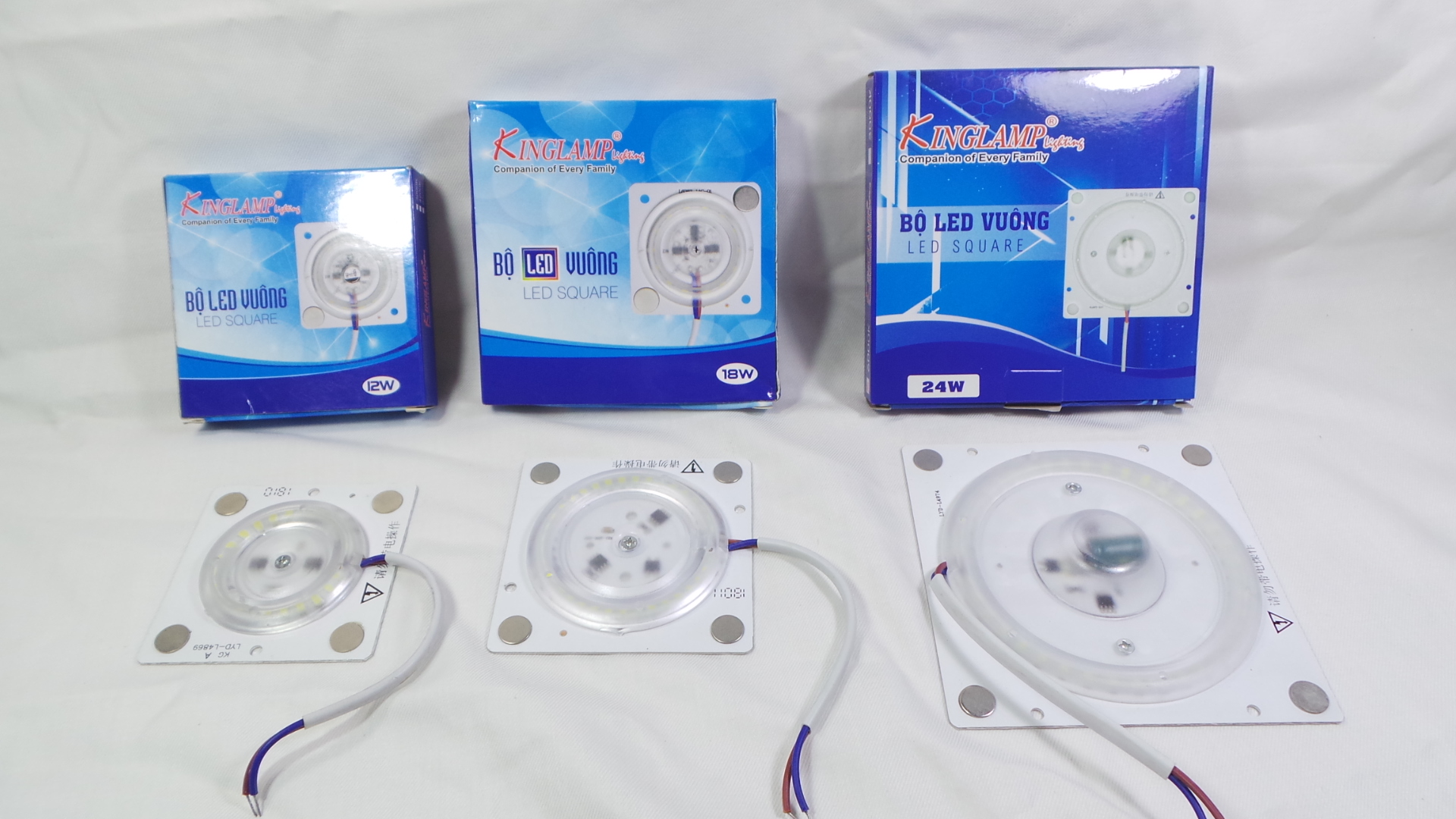 Bộ led vuông (12W-18W-24W)