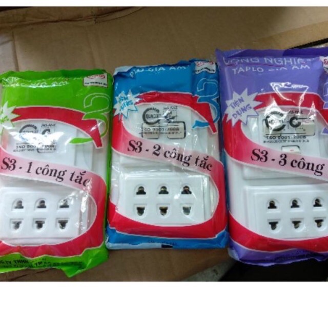 Ổ điện Taplo giả âm S3 1CT, 2CT, 3CT