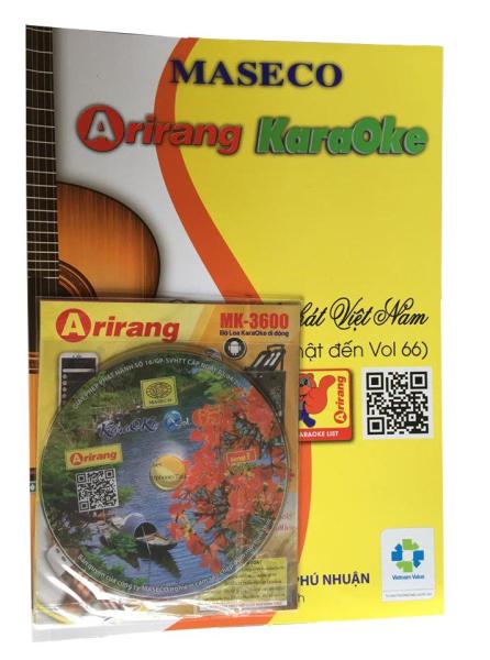 Bảng giá [HCM]Đĩa Karaoke Arirang Vol 65 SERIAL F + Sách list nhạc