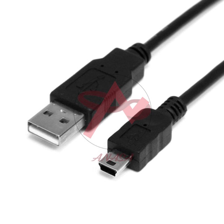 Dây Cáp USB A Sang Mini USB 50cm Màu Đen