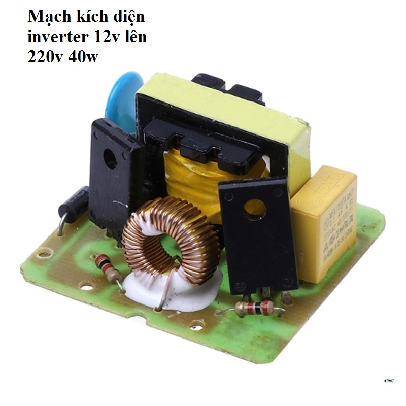 40W DC-AC Inverter Nguồn Điện 12V Thành 220V Bước Lên Máy Biến Áp Tăng Cường Module