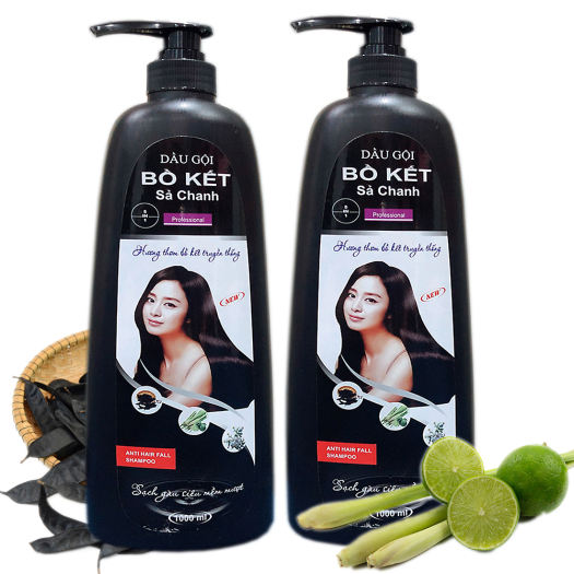 Combo 2 Chai Dầu Gội Bồ Kết Sả Chanh - 1000ml - (Date: 36 tháng)