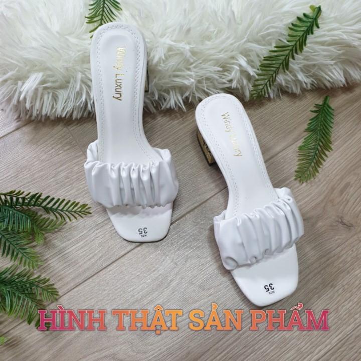 [HCM]DÉP QUAI NGANG NHÚN GÓT VÀNG 5CM