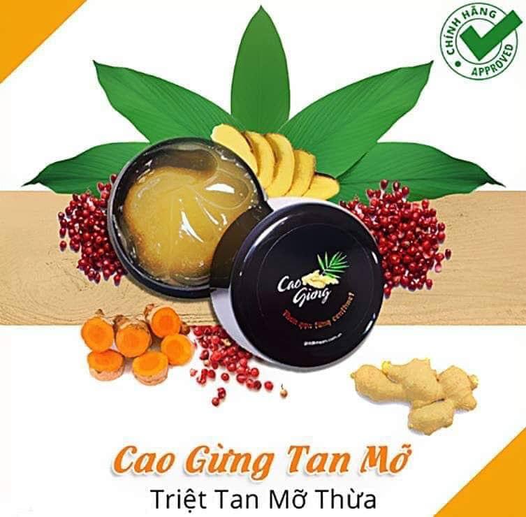 Cao gừng tan mỡ hũ 200g