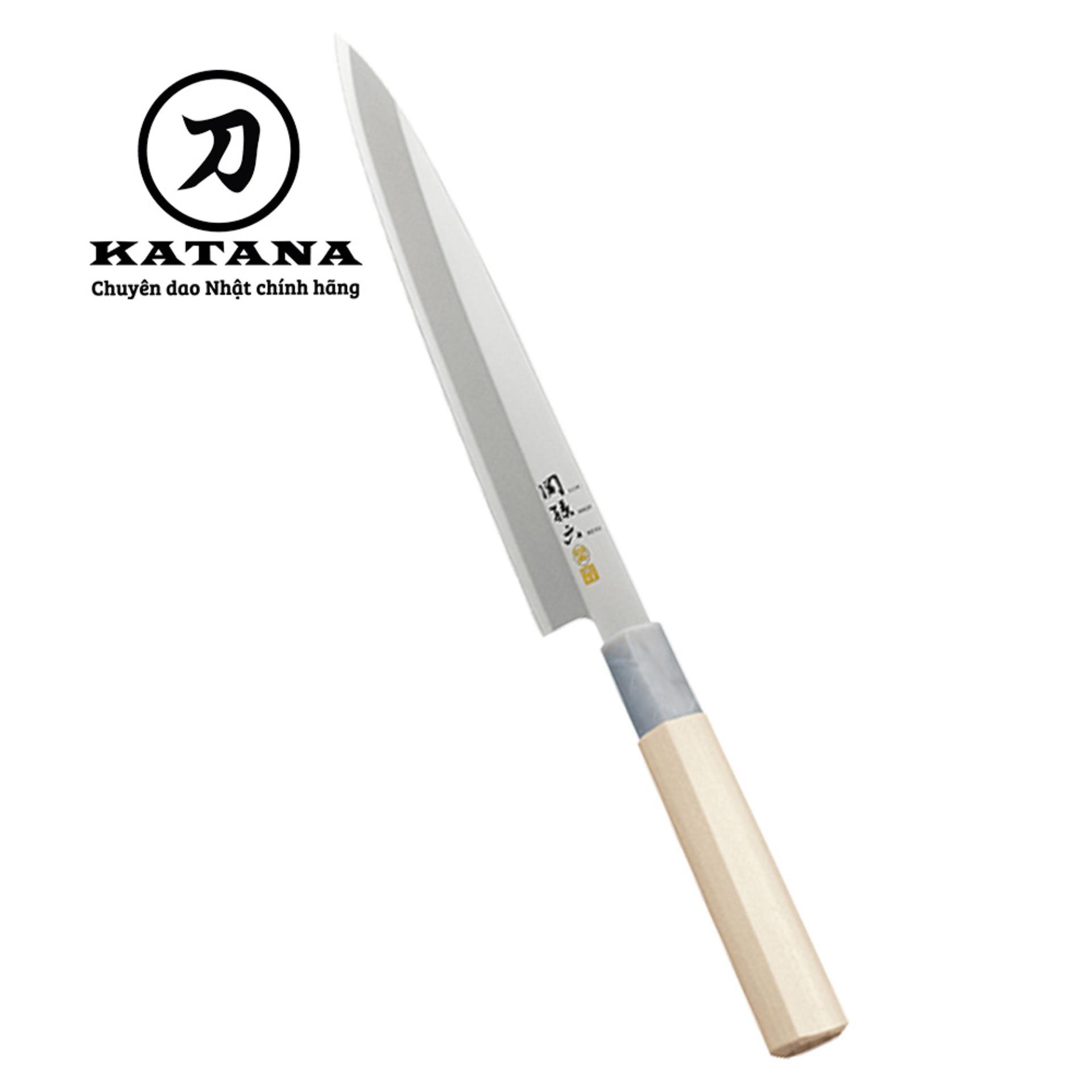 Dao bếp Nhật cao cấp KAI Ginju Sashimi tay trái
