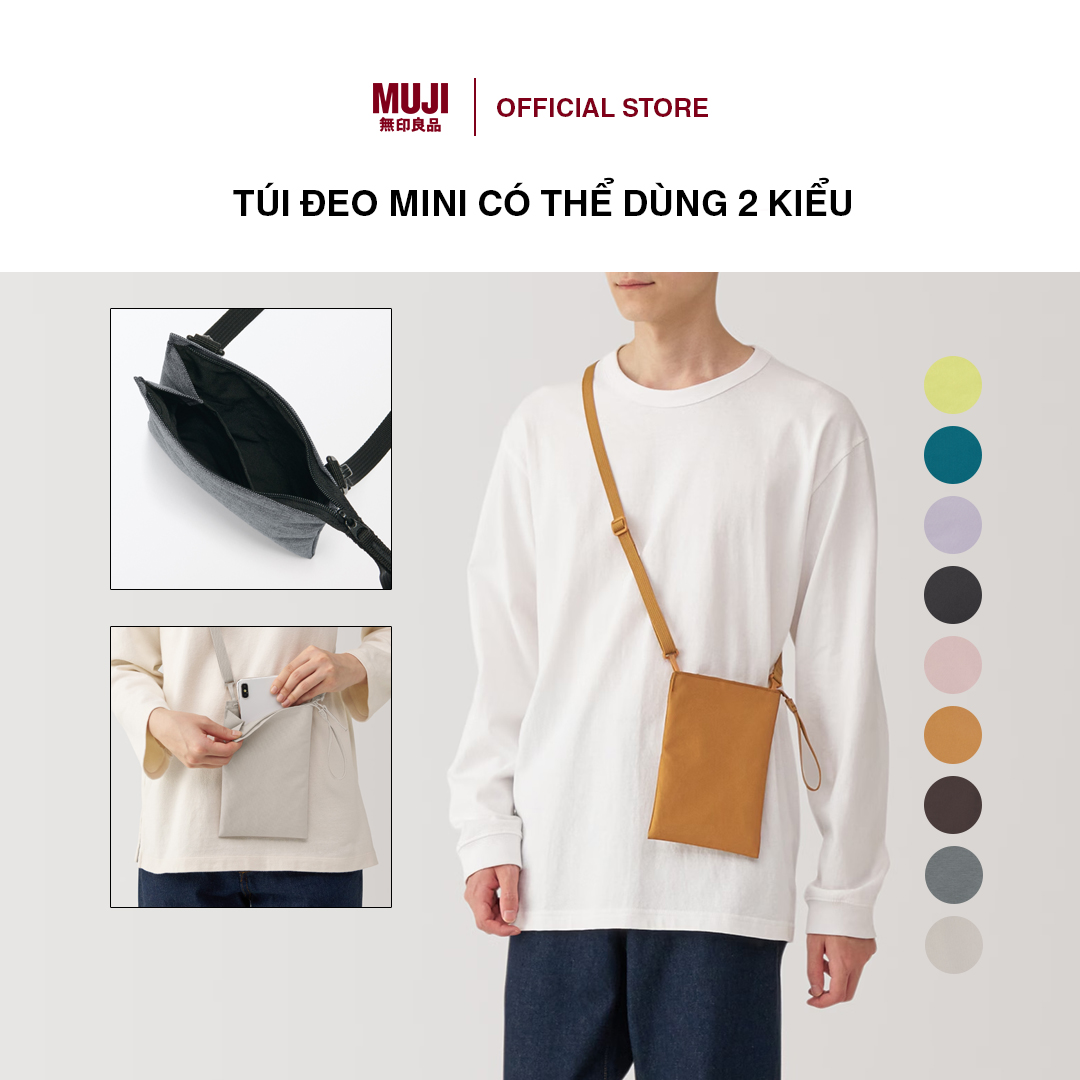 MUJI Túi Đeo Mini Có Thể Dùng 2 Kiểu