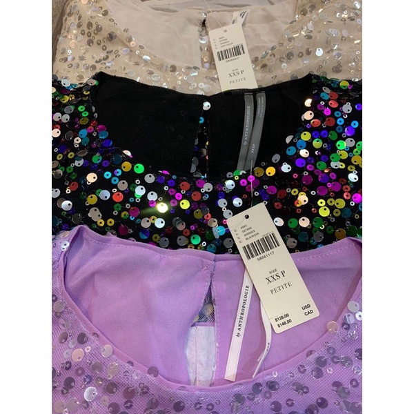Áo sequin nữ anthropologie