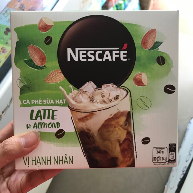 Cà phê hòa tan NESCAFE Sữa Hạt Vị Hạt Phỉ và Hạnh Nhân (240g/hộp)