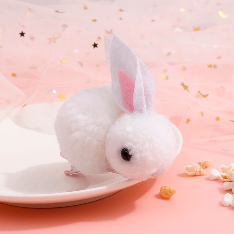 💋 kẹp tóc thỏ bông 3d xinh xắn cho bé yêu cho phụ kiện tóc nữ royallovea