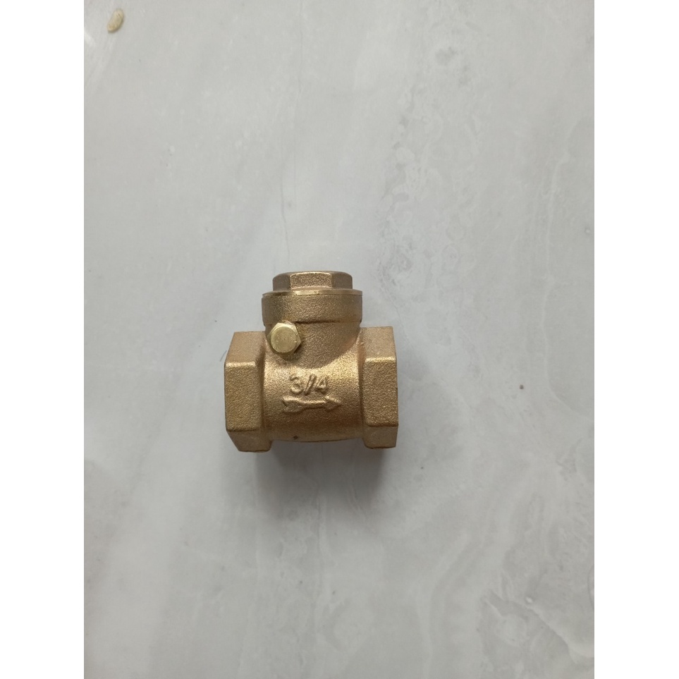 VAN 1 CHIỀU BẰNG ĐỒNG THAU CO RĂNG PHI 27
