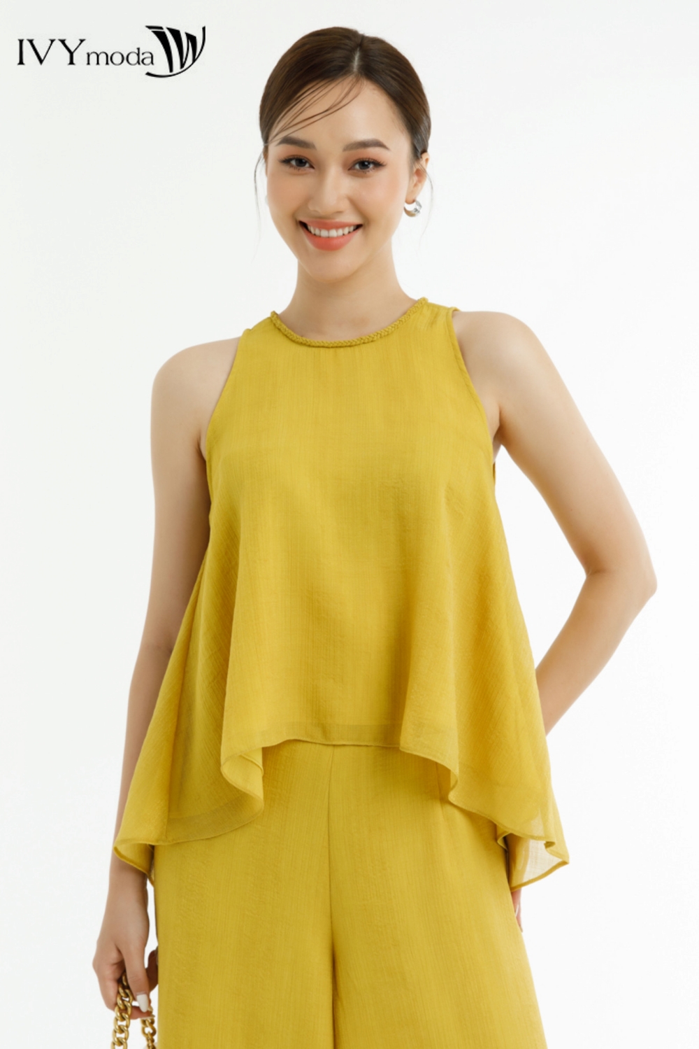 Set áo lụa 2 lớp (kèm quần) IVY moda MS 15T0195