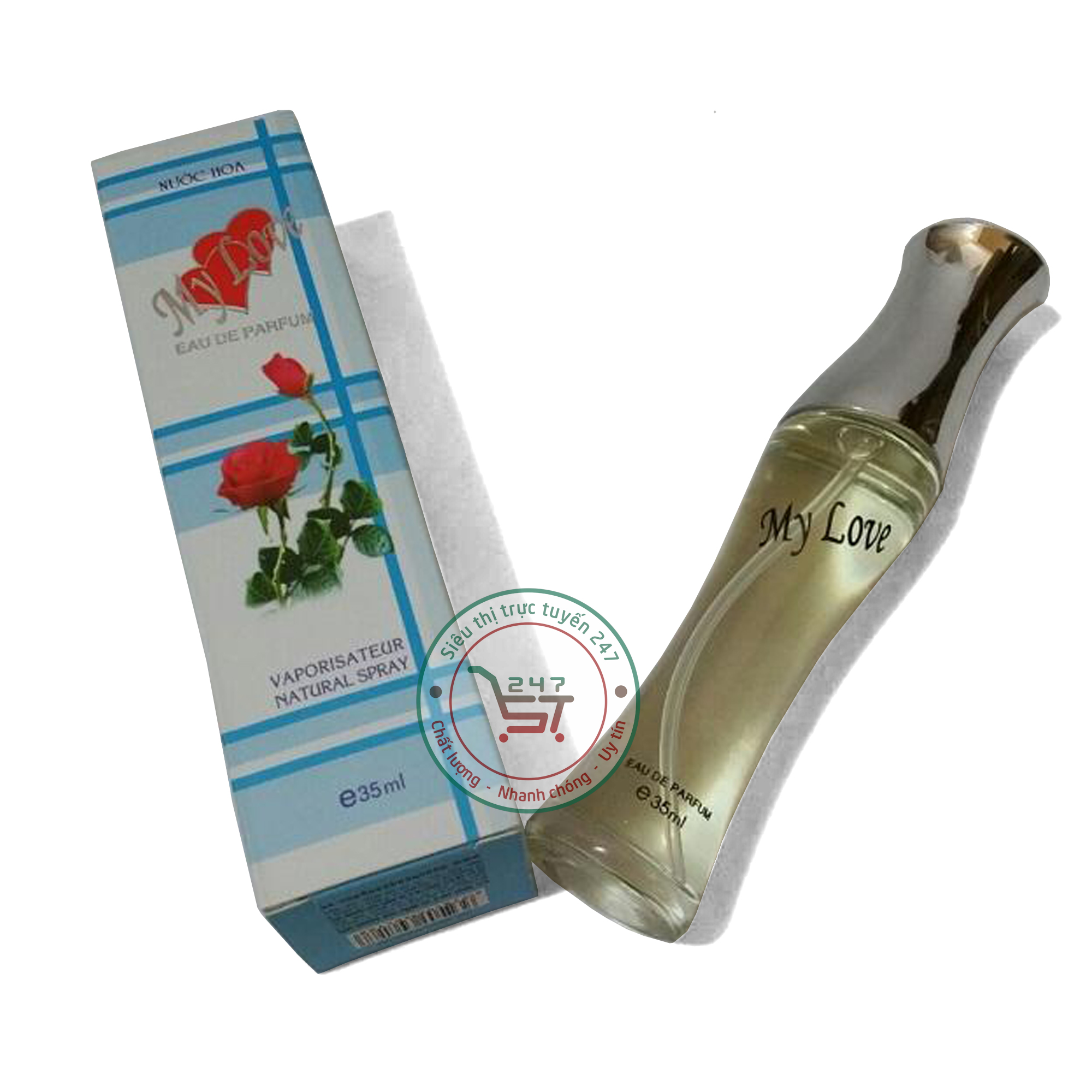 Nước hoa nữ thơm lâu dầu thơm my love 35ml nhiều mùi hương