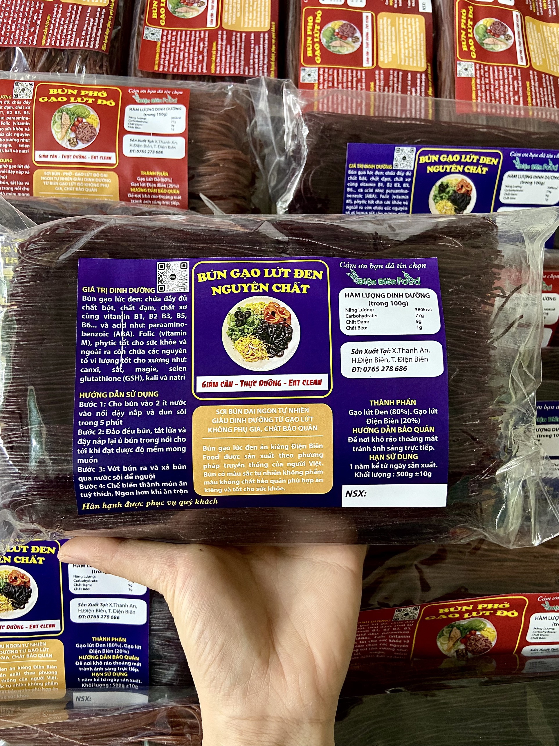 Bún gạo lứt điện biên