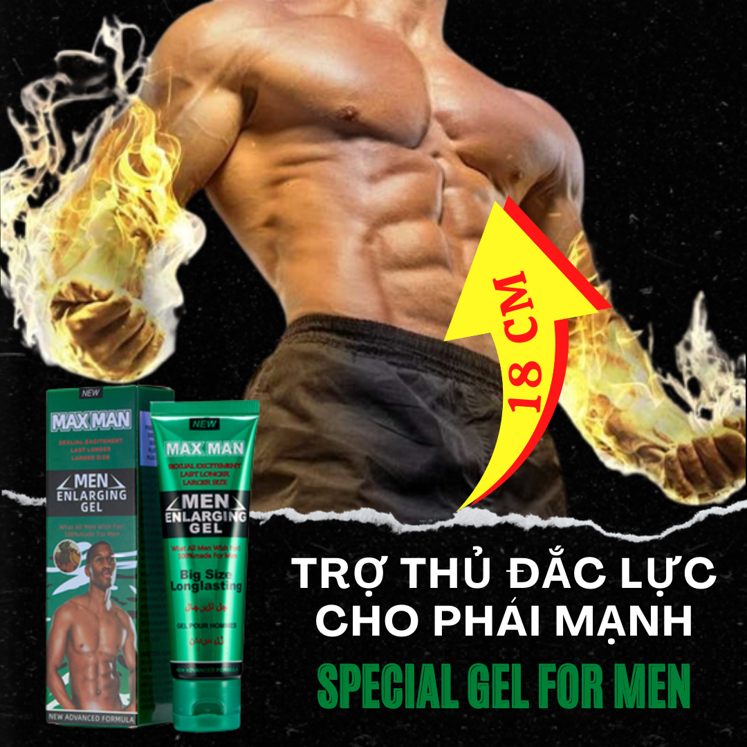 Kem massage tăng kích cỡ cậu nhỏ vĩnh viễn MaxMan kem tăng kích thước