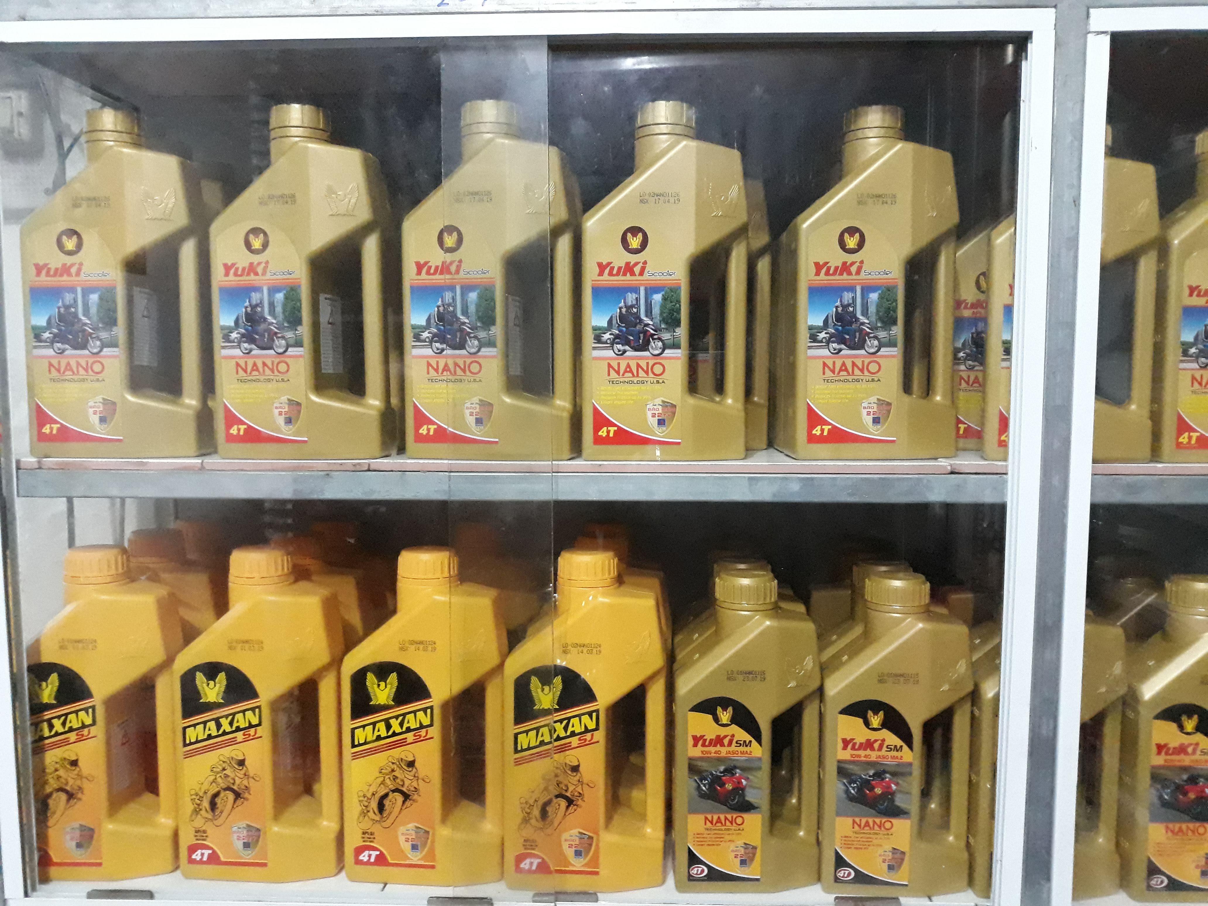 nhớt YUKI NANO xe ga 0,8l
