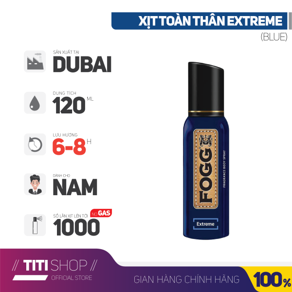 Nước hoa xịt toàn thân Fogg Extreme 120ml,Xịt toàn thân Fogg,Xịt Fogg,Xịt thơm toàn thân,Xịt nước hoa,Xịt toàn thân nước hoa,Xịt toàn thân nam,Xịt toàn thân nữ,Xịt toàn thân Dubai,Xịt thơm,Xịt khử mùi,Xịt body cơ thể