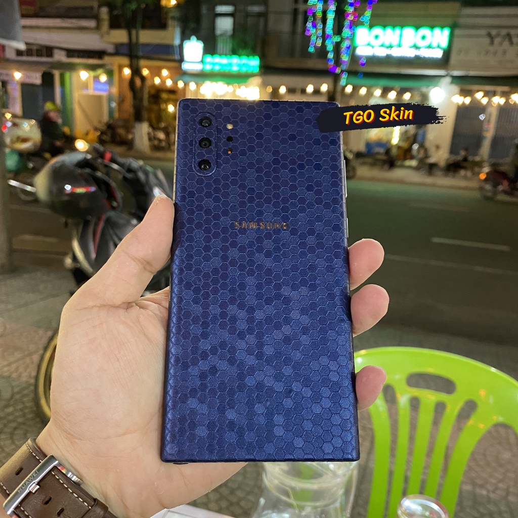 Miếng dán skin Honeycomb Samsung Note 8 / Note 9 / Note 10 / Note 10 Plus / Note 20 / Note 20 Ultra