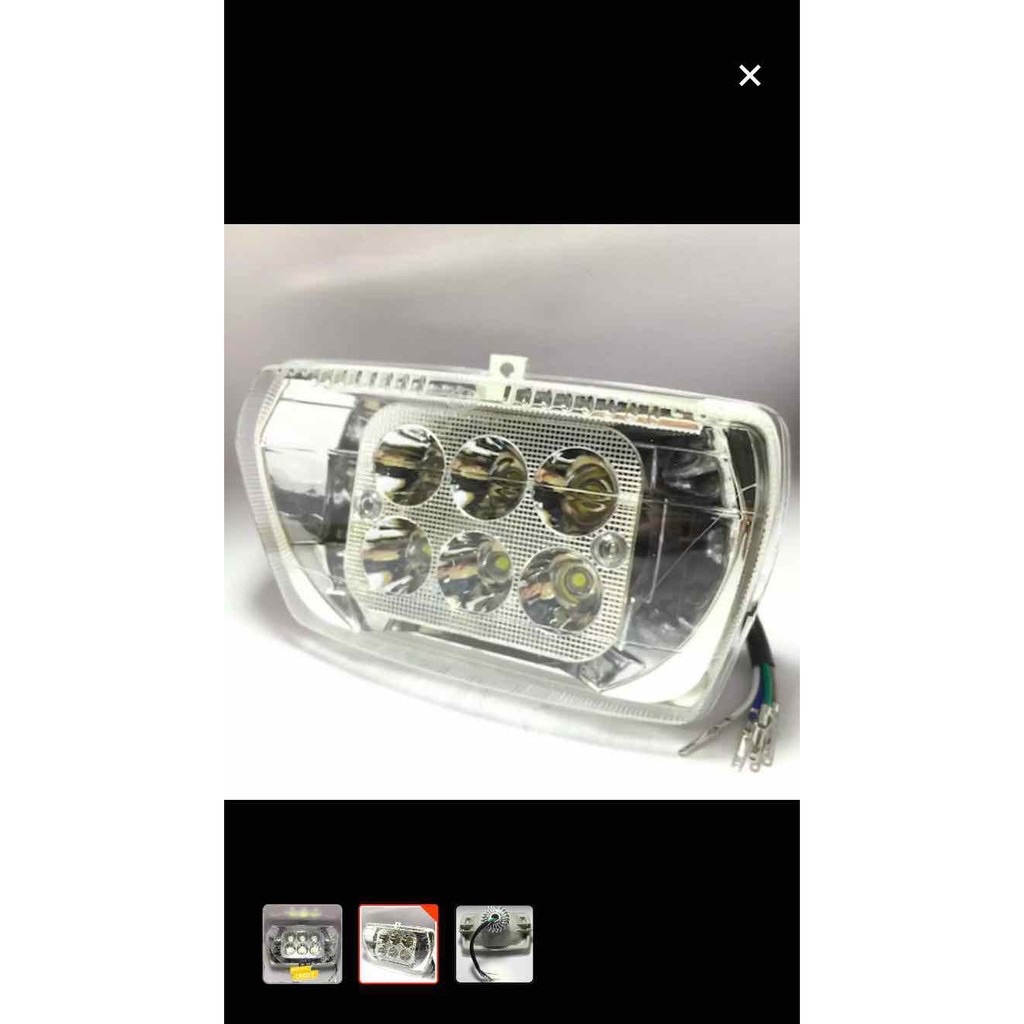 Pha đèn drem 6 bóng led