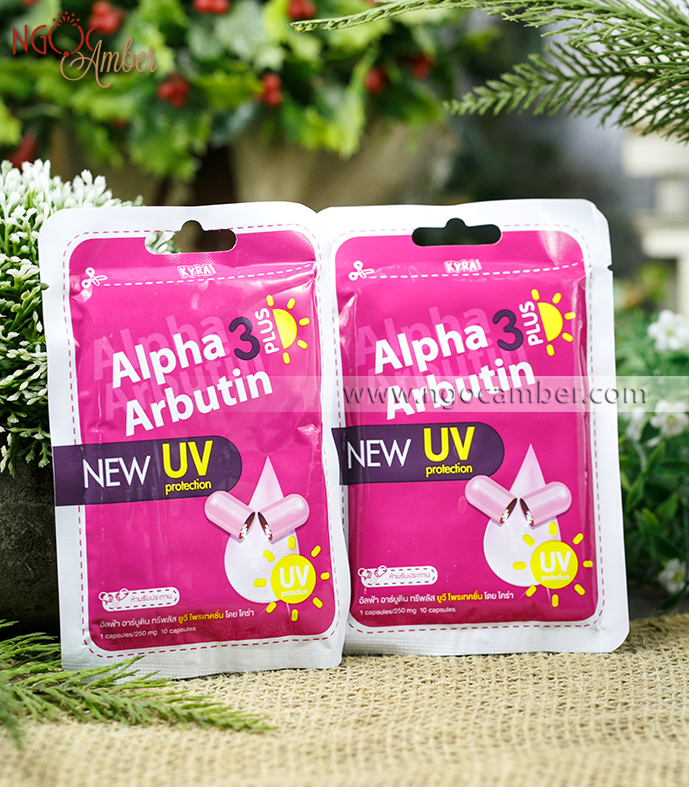 [HCM]ALPHA 3 ARBUTIN NEW UV Viên kích trắng