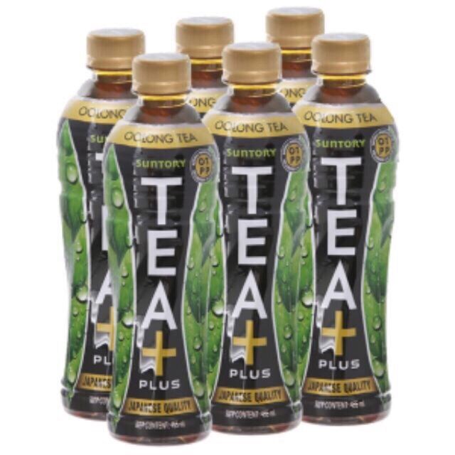 Trà ô long tea+plus lóc 6 chai×455ml