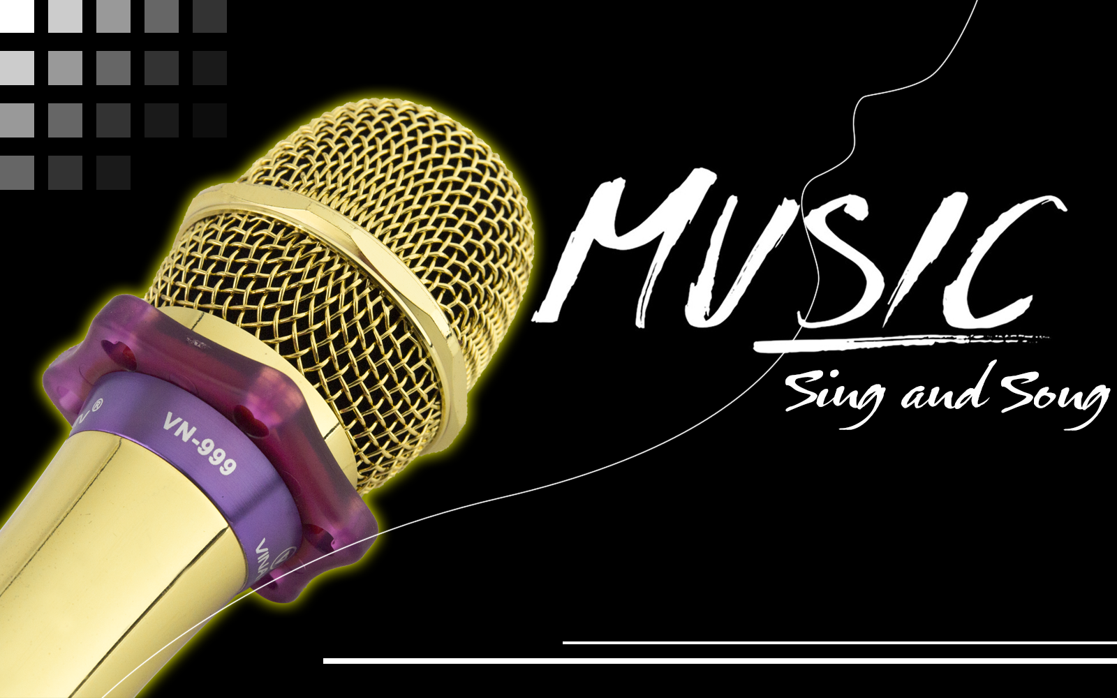 Micro karaoke có dây VinaKTV VN-999