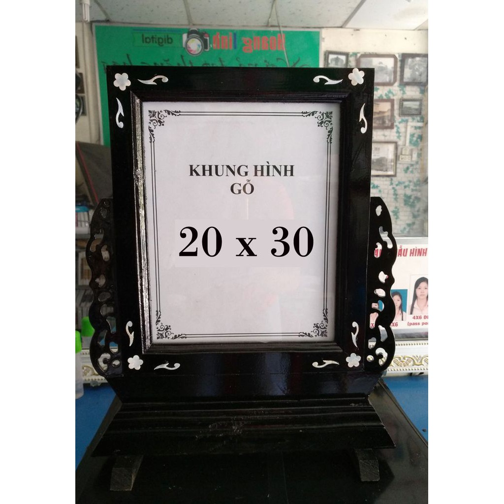Khung hình thờ 20x30 gỗ