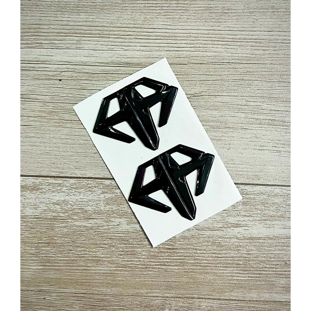 BỘ TEM NỔI DÁN XE AIR BLADE, CÁNH CHIM, LOGO AB